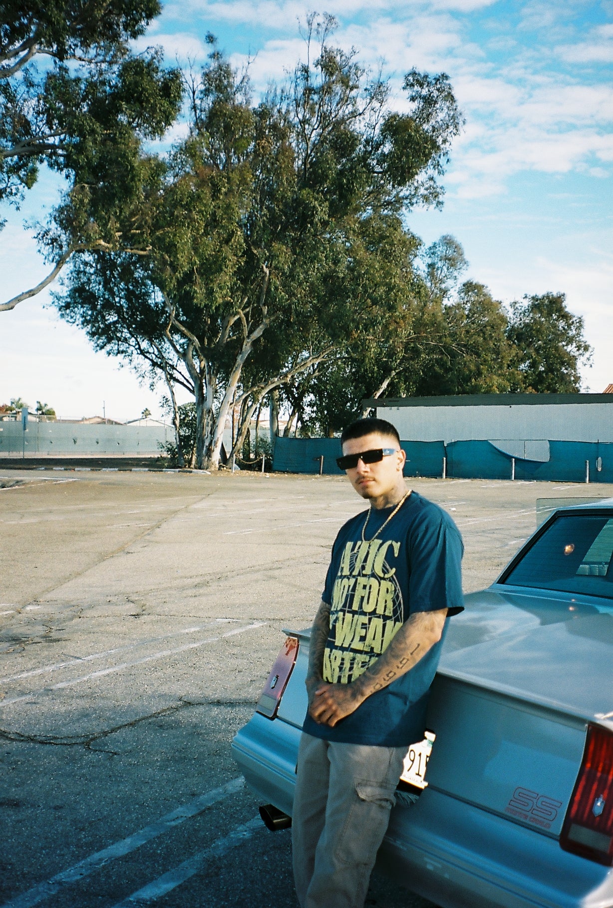 Navy -  Not For The Weak Garment Dyed  T Shirt
