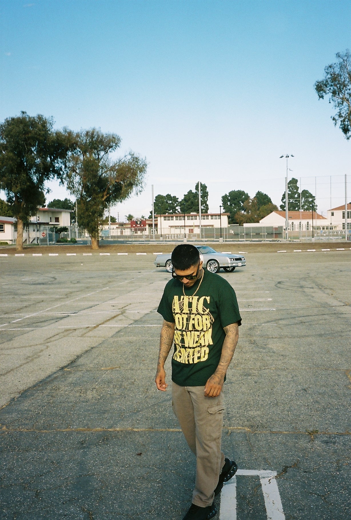 Green -  Not For The Weak Garment Dyed  T Shirt